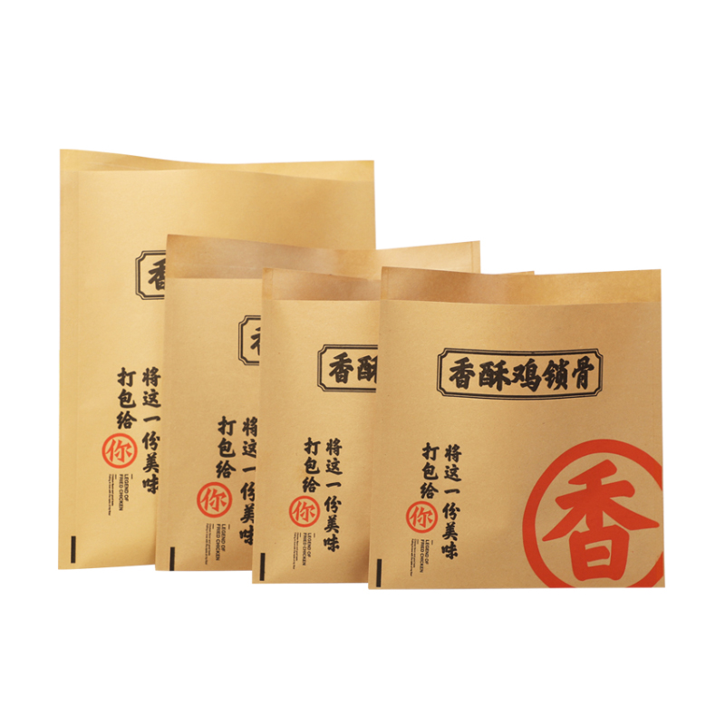 香酥雞鎖骨食品打包袋(dai)案例展示